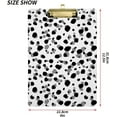 thumbnail image 2 of FMSHPON Leopard Pattern Clipboard Hardboard Wood Nursing Clip Board and Pull for Standard A4 Letter 13x9 inches, 2 of 5