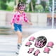 thumbnail image 5 of Juego de 7 rodilleras y coderas para niños, casco para ciclismo, patín y bicicleta, equipo de protección de plástico para patines., 5 of 5