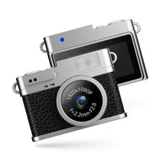 HopeHub Mini Keychain Camera,0.96''1080P Tiny Retro Digital Camera