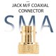 thumbnail image 3 of Conector coaxial RF adaptador de conector SMA macho a conector BNC hembra recto M/F, 3 of 8