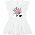 thumbnail image 3 of Inktastic Third Birthday Cat Unicorn Girls Toddler Dress, 3 of 5