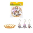 Halloween 2024 Easter Egg Hangings Creative Woven Baskets Easter Eggs