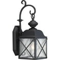 thumbnail image 1 of Nuvo Lighting 60-5621 Applique Murale de Base Wingate 1-Light Medium E-26 en Noir Texturé, 1 of 1