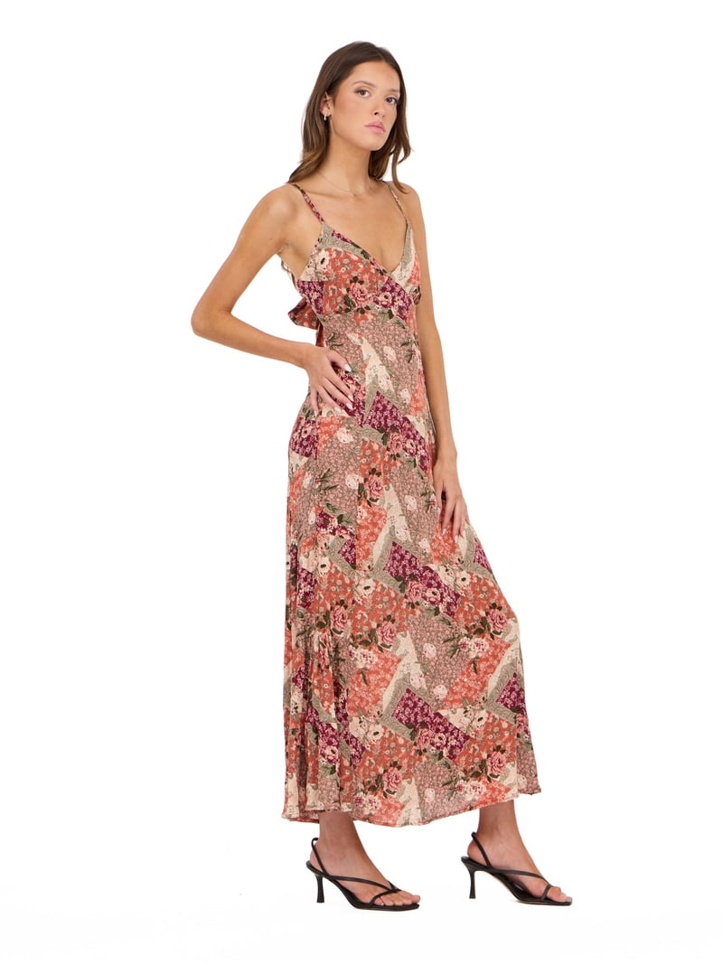 Forever 21 Women's Spaghetti Strap Maxi Dress with Adjustable Tie Back, Flowing Tiered Skirt and Lightweight Casual Summer Silhouette, XS-XL - Walmart.com Forever 21 Women's Spaghetti Strap Maxi Dress with Adjustable Tie Back, Flowing Tiered Skirt and Lightweight Casual Summer Silhouette, XS-XL - Walmart.com