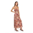 thumbnail image 3 of Forever 21 Women’s Spaghetti Strap Maxi Dress with Adjustable Tie Back, Flowing Tiered Skirt and Lightweight Casual Summer Silhouette, XS-XL, 3 of 6
