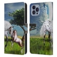 thumbnail image 1 of Head Case Designs Officially Licensed Simone Gatterwe Horses Love Forever Leather Book Wallet Case Cover Compatible with Apple iPhone 14, 1 of 6