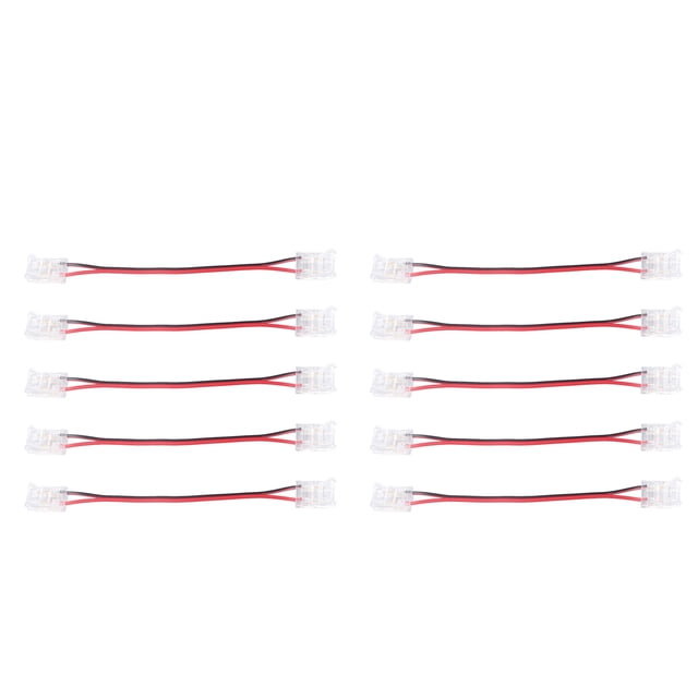 Conector De Luz De Tira COB, Tira De Doble Cabeza Para Pelar El Cable De Extensión Del Puente De 10 Mm De Ancho Para Almacén