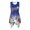 Patriotic Floral Stars, variant on HELLHERO Patriotic Floral Stars Asymmetric Dresses for Dating Vacation, Side Pockets Irregular Hem Sleeveless Sundress