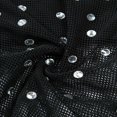 thumbnail image 3 of Women‘s Sequins Rhinestone Bra Fishnet Short Pants Swimsuit Sets, 3 of 4
