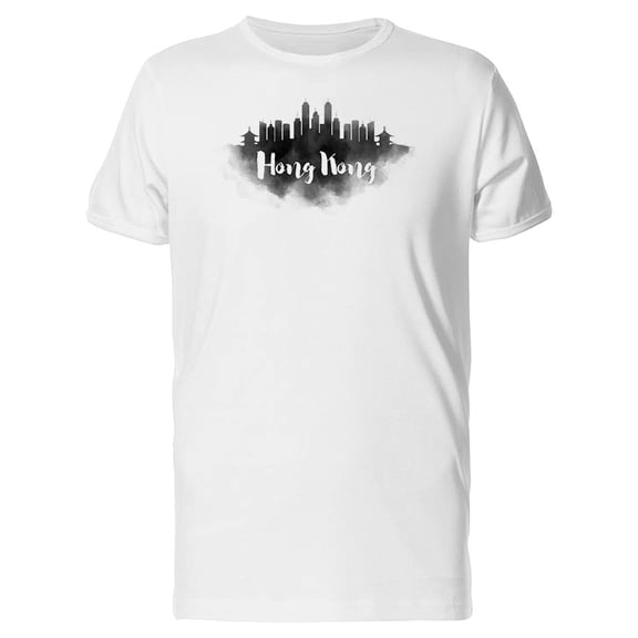 Hong Kong Black Paint Tee Men's -Image by Shutterstock