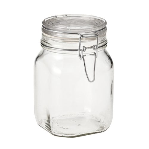 Kitchen Supply 1-Liter canningStorage Jar, 34-Ounce