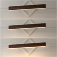 thumbnail image 4 of JONATHAN Y Draper 32" Adjustable Integrated LED Metal Linear Pendant, Dark Brown Wood Finish, 4 of 13