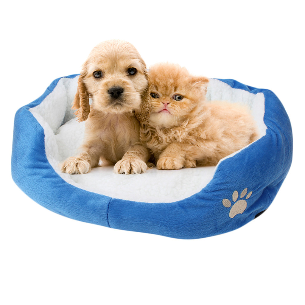 Oalirro Deals Clearance Pet Bed, Self-Warming Indoor Puppy Cushion Doghouse Soft Fleece Pet Dog Cat Bed Indoor Pillow Cuddler for Small Dogs and Cats (19.68*15.75in) - image 3 of 5