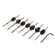 thumbnail image 4 of Juego de Tornillos de Broca de Avelnador Baoblaze 7 Piezas HSS Acero, 4 of 5