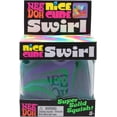 thumbnail image 2 of Schylling NeeDoh Nice Cube Swirl - Sensory Toy with a Super Solid Squish - Unique, Swirling Color Blend - Ages 3 and Up - Blue/Green; One Cube Per Pack, 2 of 4