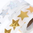 thumbnail image 4 of GOOHOCHY 2 rollos de pegatinas de estrellas autoadhesivas, pegatinas decorativas de estrellas, pegatinas para embalaje., 4 of 7