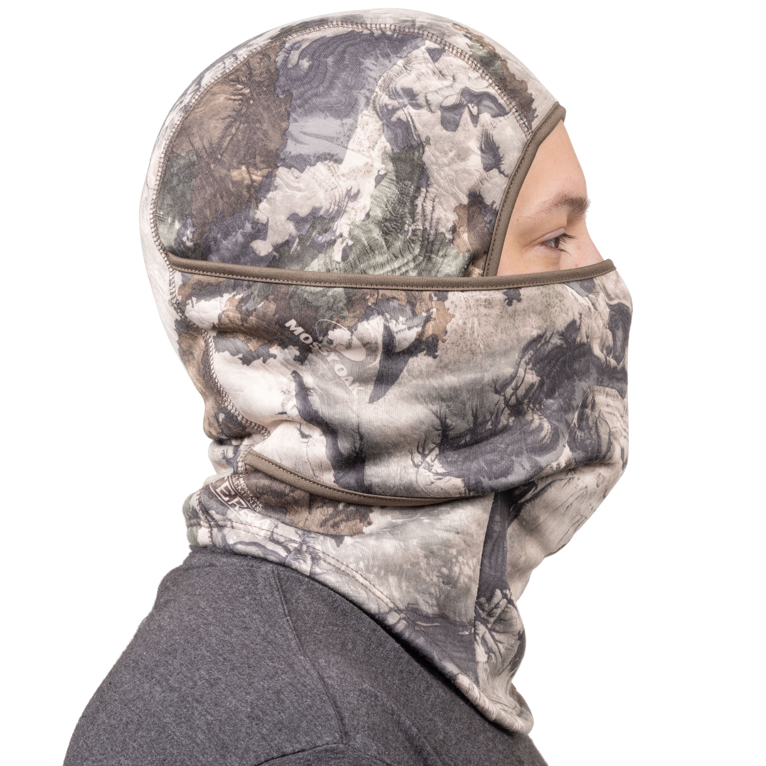 Huntworth Men's Renegade Midweight 4-in-1 Adjustable Balaclava in Mossy Oak Terra® Gila