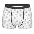 thumbnail image 4 of Goofa Hand Drawn Turtle Printed Men's Boxer Briefs Underwear, Moisture-Wicking Underwear, Trunk,Soft and Breathable Cotton Underwear-Medium, 4 of 9