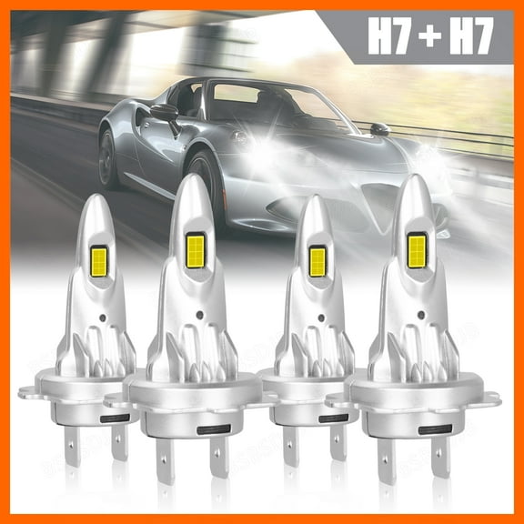 BSBSDJB For Benz Sprinter 2500 3500 2010-2018 H7 LED Headlight Kit High-Low 6500K Bulbs