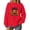 Red, variant on CUIYUAN Sweatshirt for Women Fall Crewneck Sweat Shirts Cute Pumpkin Sweaters Tops Breathable Winter Clothes Womens Sweatshirt