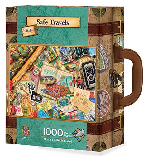 MasterPieces Safe Travels 1000 Piece Suitcase Jigsaw ...
