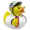 thumbnail image 5 of Cosplaying VINYL Duck Figure, Unique yellow vinyl rubber duck for bicycles (yellow), 5 of 5