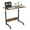 Brown, variant on Beran7 Portable Computer Workstation, Standing Desk Adjustable Height, Small Computer Desk w/Rolling, Sit Stand Laptop Desk TV Tray for Bed Sofa Hospital Reading Eating, White, 31.5"