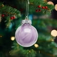 thumbnail image 5 of 2.36 Inch Christmas Balls Clear Christmas Bulbs Ornaments with Feather, Christmas Tree Ball Decorations for Xmas Hanging Home Indoor Holiday Party Decor, 5 of 6