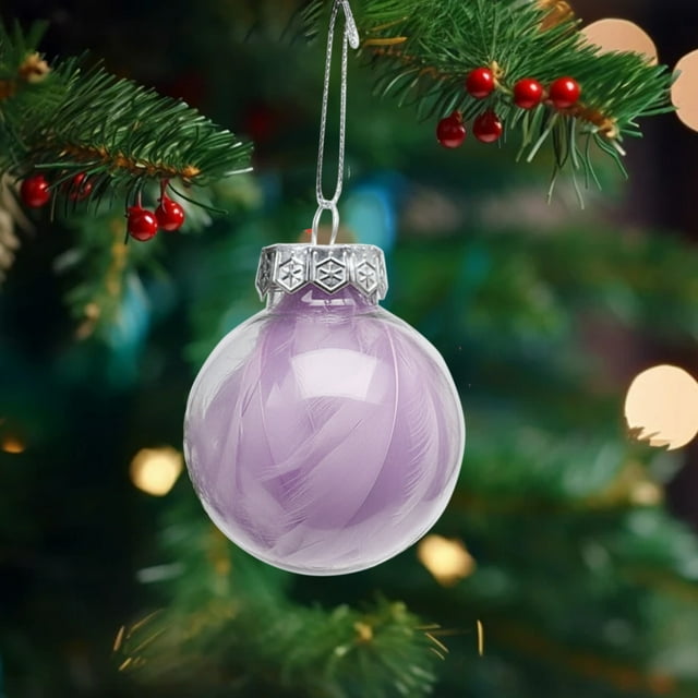 RKSTN Christmas Ornaments Christmas Decoration Balls Shatterproof Transparent Christmas Decorative Hanging Christmas Tree Decorative Baubles Decorative Hanging Ornaments Christmas Decor