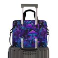 thumbnail image 2 of FORMRS 16" Laptop Bag Carrying Sleeve Case with Handle Travel Shoulder Briefcase, Purple Mushrooms Pattern, 2 of 8