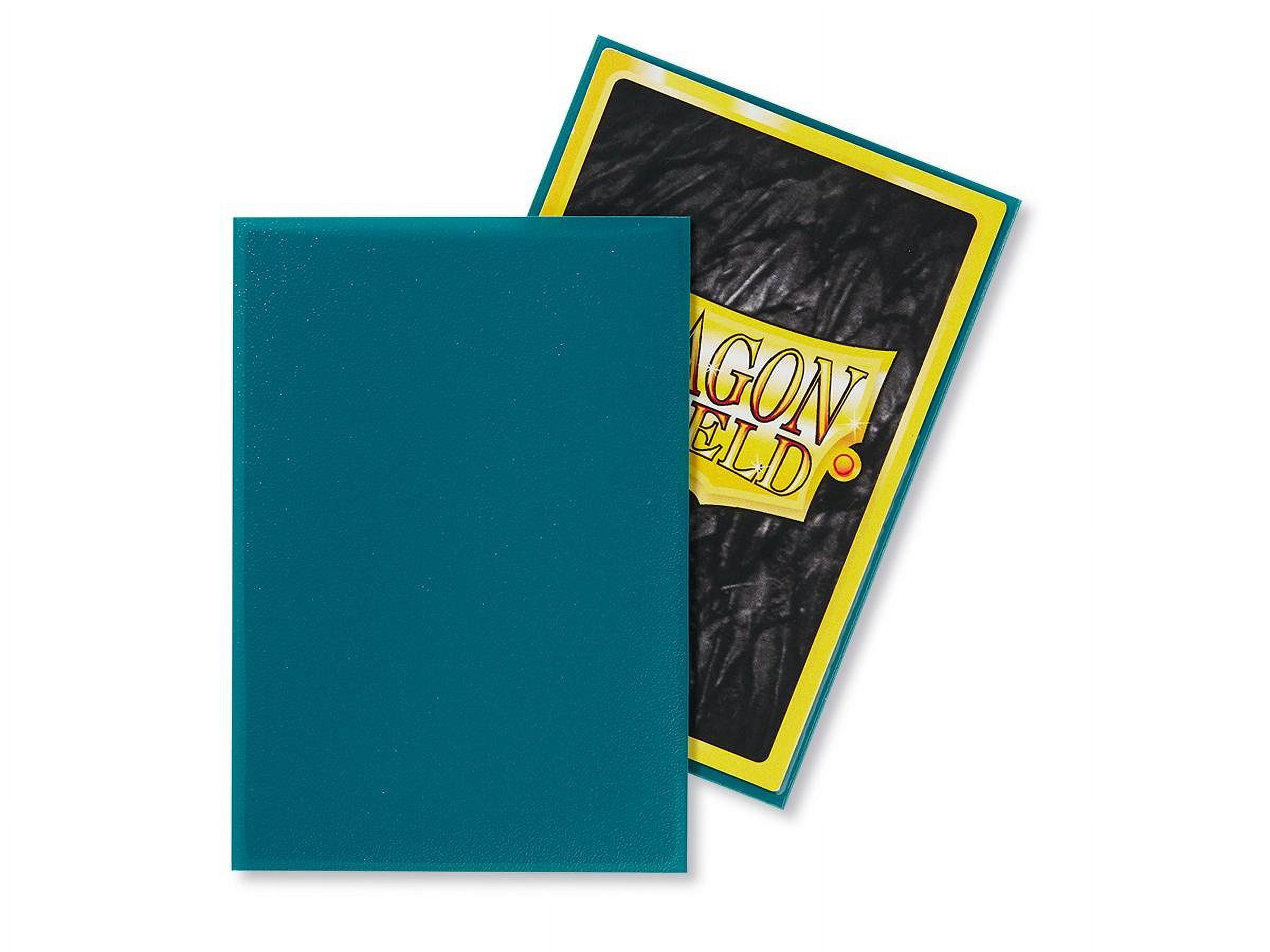 Dragon Shield Bundle: 2 Packs of 60 Count Japanese Size Mini Matte Card Sleeves - Matte Petrol