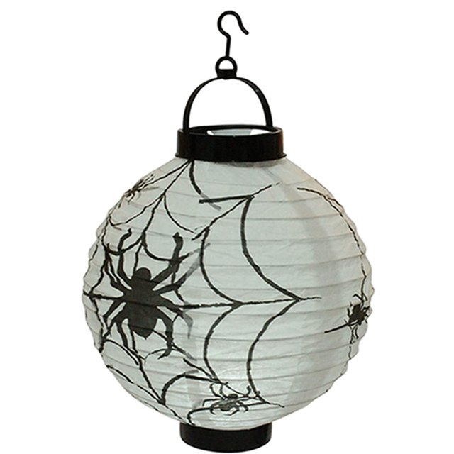 xiaxaixu Halloween Paper Lantern LED Lights Pumpkin Bat Room Decoration