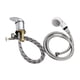 thumbnail image 4 of Grifo de agua fría y caliente para salón de belleza, lavabo de acero inoxidable, repuesto para lavabo. Estilo D, 4 of 9