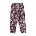 thumbnail image 4 of Goofa Daisies Flowers Printed Soft Pajama Pants for Women, Wide Leg Comfy Casual Lounge Yoga Pants-X-Large, 4 of 9