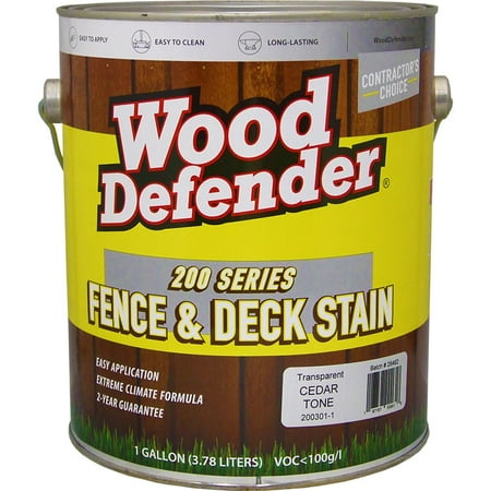Wood Defender 200 Series Cedar Tone Transparent Stain & Sealer (Best Sealer For Cedar)