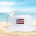 thumbnail image 5 of Patriotic Decorations Flag Hat Costume Topper Print Bucket Hats Independence Day Keepsake Decoration Gift Memorial Day 4th Of July Outdoor Decorations, 5 of 6