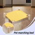 thumbnail image 4 of Dog Suspended Bed, Wooden Dog Suspended Elevated Cold Bed, Detachable Portable Indoor/Outdoor Pet Bed, Suitable For Cats And Small Dogs, Pet Supplies, 4 of 7