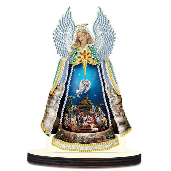 Diamond Painting Desktop Decoration, Religious 5D DIY Special Diamond Art Decoration Kit for Adults, Office Desktop or Christmas Holiday Gift