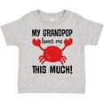 thumbnail image 3 of Inktastic My Grandpop Loves Me Crab Boys or Girls Toddler T-Shirt, 3 of 5