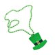 thumbnail image 3 of Saint Patrick's Hat Beaded Necklace Plastic Pendant Green Necklaces Party Accessory (82cm)---Product code 38685, 3 of 3