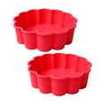 thumbnail image 1 of Langgg 2Pcs Round Silicone Quiche Dish Cake Pans Non-Stick Baking Dish Pans, 1 of 6