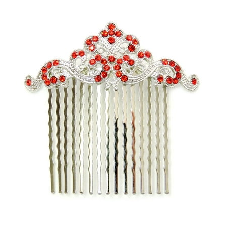 Crystal Hair Comb For Bridesmaid Flower Girl Bridal Wedding Party Prom -