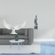 thumbnail image 2 of Escultura de ángel, estatua, figura de Guan Yin, adorno de resina de piedra con forma artística, ideal para regalar, decoración del hogar, sala de est, 2 of 8