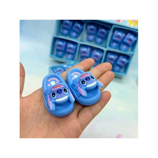 Disney Stitch Themed Mini Notebooks 4pcs - Assorted Colors, Cartoon Designs for School & Office Supplies