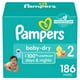 thumbnail image 1 of Pañales Pampers Baby Dry, tamaño 2, 186 unidades, absorbentes, 1 of 8