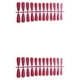 thumbnail image 2 of 24 Piezas de Uñas Postizas Qarigey Rosa Roja 2Conjunto, 2 of 6