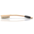 thumbnail image 2 of Bath Brush Wooden Curved Long Handle Antiskid Shower Brush For Exfoliating, Natural Bristle Scrubber For Back Use Wet Or Dry, 2 of 5