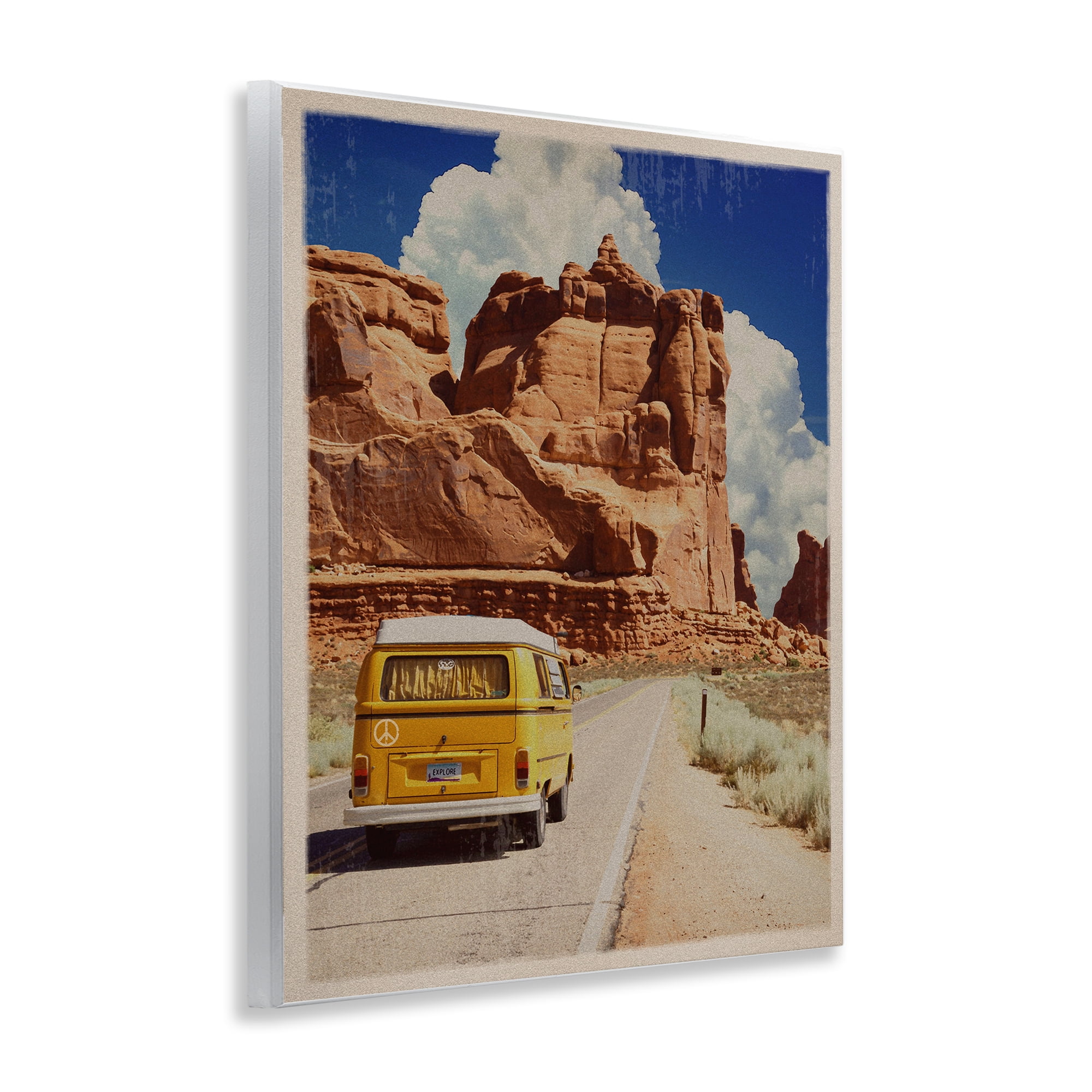 Retro Desert Adventure Wall Plaque Art, design by Old Red Truck