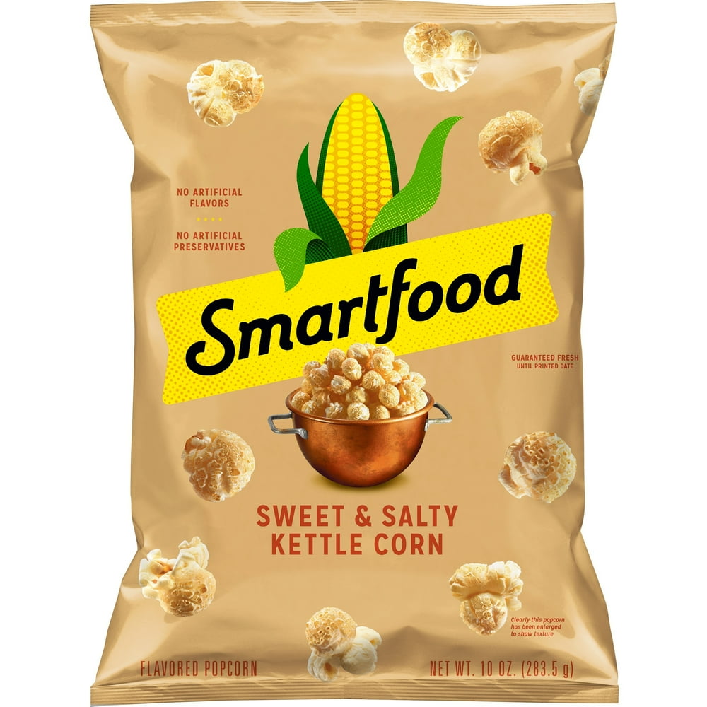 Smartfood Kettle Corn Popcorn, 10 Oz Bag