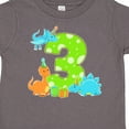 thumbnail image 4 of Inktastic Dinosaur Party-third Birthday Boys or Girls Toddler T-Shirt, 4 of 5